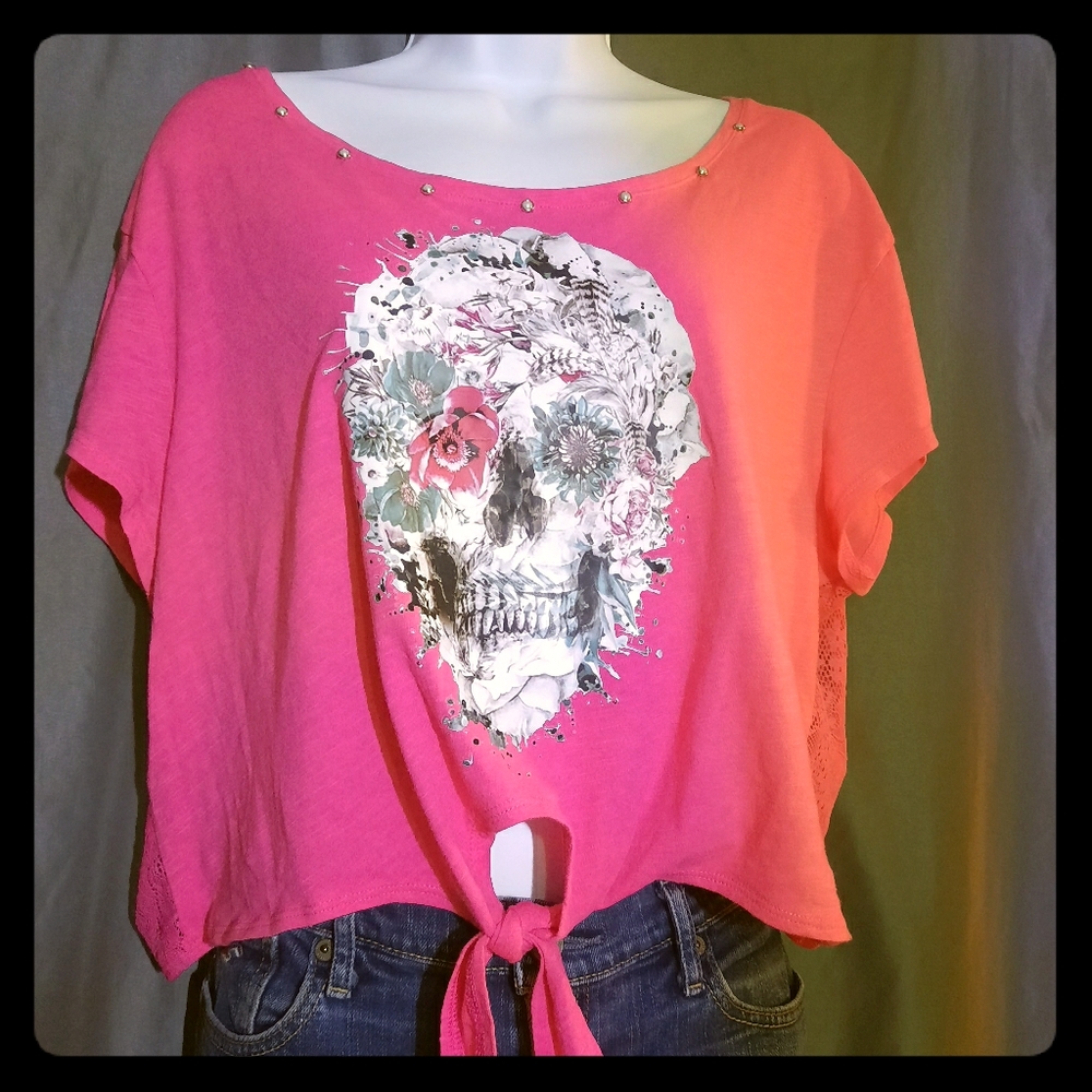 Sugar Skull Crop Top